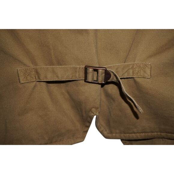 Vintage Structure Khaki Cotton Utility Vest – Unisex M - Picture 7 of 7